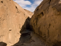 The begining of the top of the slot canyon