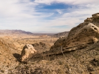 looking from windcaves back towards the desert