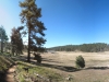 Starting to see the lake on the trail