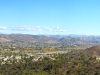 Looking back at Mt Woodson, Iron Mountain, and El Cajon Mountain.