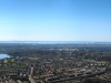 Looking west from the top to downtown San Diego, Coronado, Point Loma, and Lake Murray in the foreground