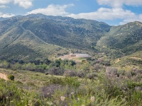 looking towards mt woodson on the way up