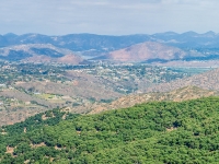 looking west towards lake hodges