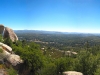 Looking down to the valley to the east