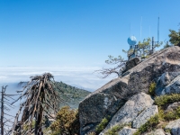 looking north from the top