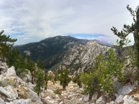 Looking towards San Jacinto from the Devils Slide Trail