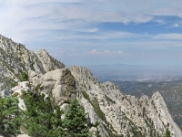 looking down at lilly rock