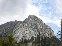 looking up at lilly rock