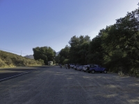 parking lot at trailhead