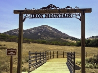 Iron Mountain Trailhead Sign
