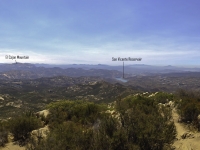 Looking southeast from iron mountain