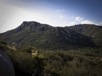 look across to the top trail towards the canyon