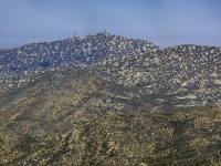 looking across at Mt Woodson
