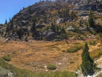 Looking back at the from the top of the trail