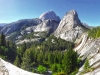 half dome from john muir trail