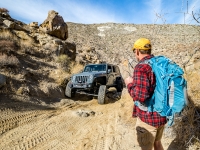 jeep in a tight spot from front