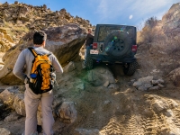 jeep in a tight spot