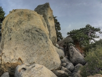 rocks behind the fire tower