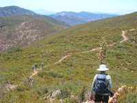 Heading along Indian Creek Trail