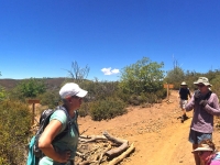 Noble Canyon trail intersection