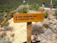 Pine Mountain Trail Sign