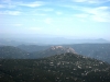 looking down onto morena butte