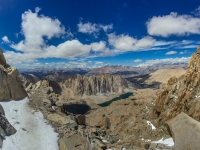 looking down the backside on the way back