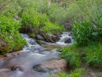 waterfall on the way up