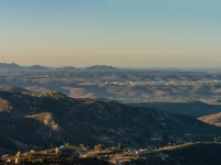 Looking back at downtown and Mission Trails