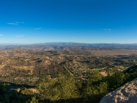Looking north towards Palomar Mountain