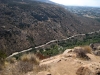 Looking down into the gorge