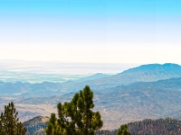 looking down at the salton sea hdr