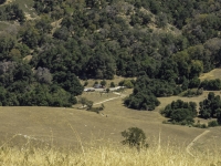 looking down a couple of miles to the eastern trail head