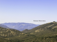 looking towards Palomar Observatory closeup