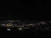 Looking down on the city from the start of the trail