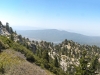 lake hemet in the background on the way up