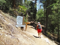 san jacinto wilderness sign