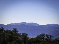 looking west at cuymaca peak