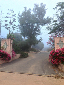 Passing by The Blue Sky Ranch as we start the hike up to El Cajon Mountain Peak