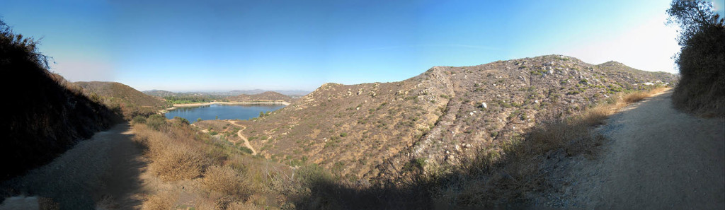 Heading up the fire road to Mt Woodson