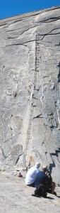 The Cables going up Half Dome