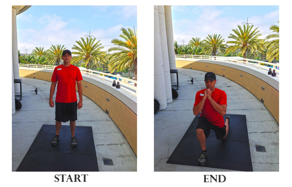 Mulit-Directional Lunge start - Front Lunge