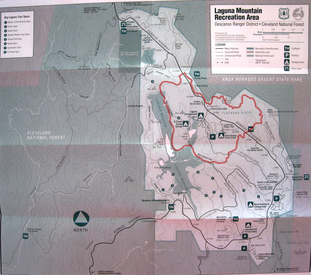 Big Laguna Trail Map