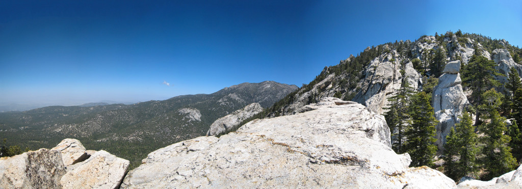 Looking towards Suicide Rock and Lily Rock on the way up to Tahquitz Peak