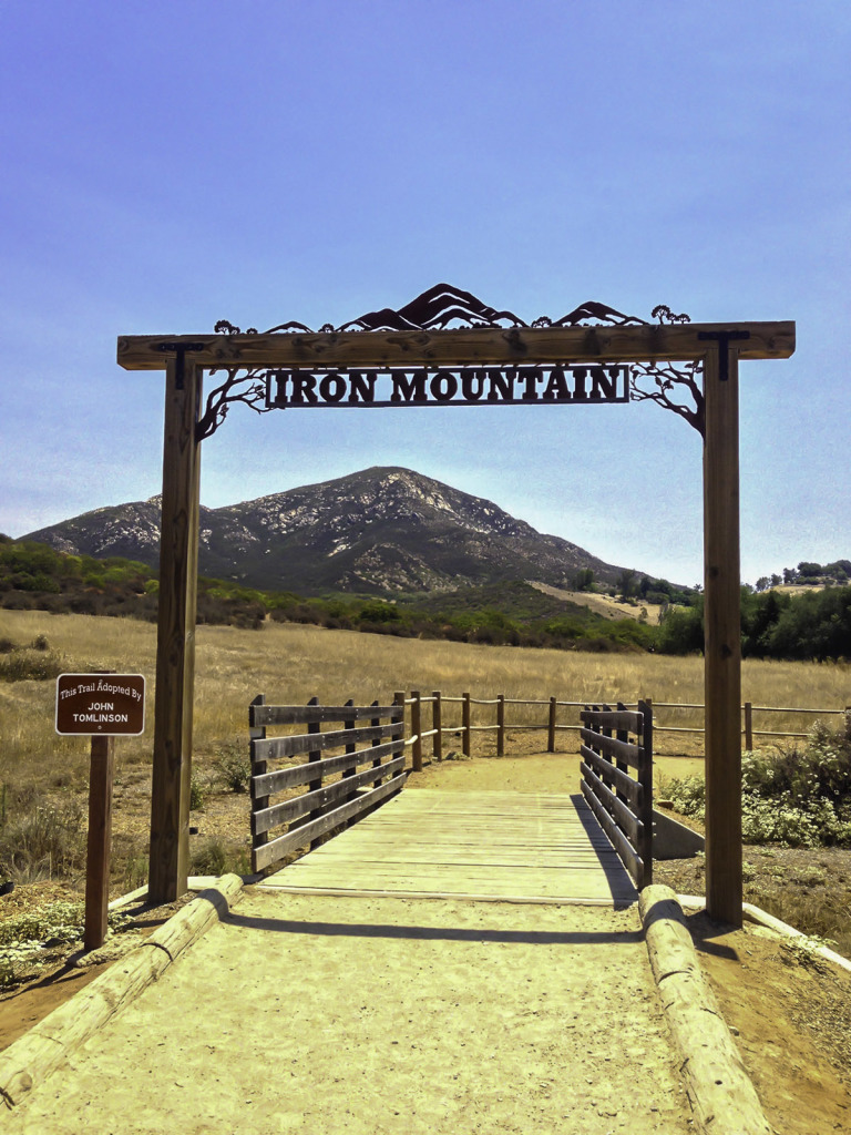 Iron Mountain Trail Head Sign