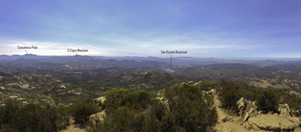 Looking southeast from the top of Iron Mountain