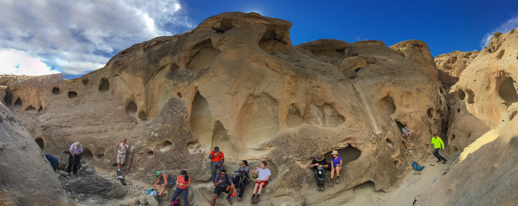 taking a break before the slot canyon