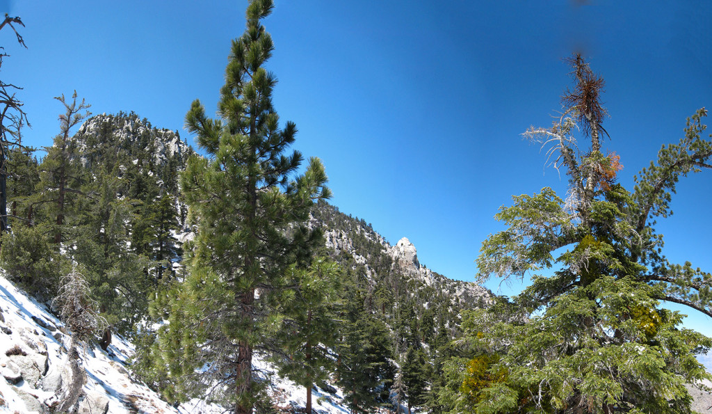 Looking across the traverse towards Coffman's Craig