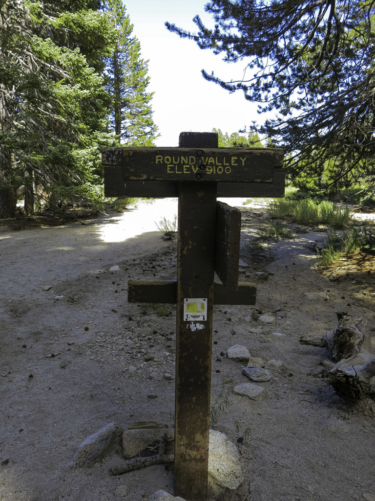 Round Valley Elevation Sign