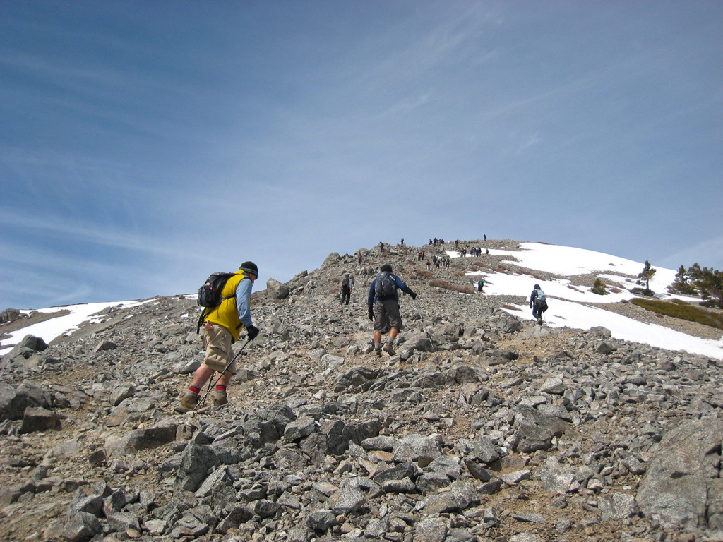 The Last "Killer" section of the hike just before the top.